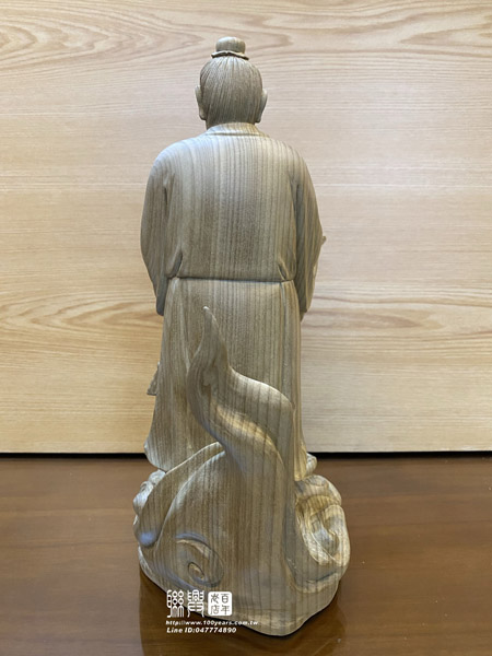 客製金絲楠木8.8寸胡秀華仙師 7